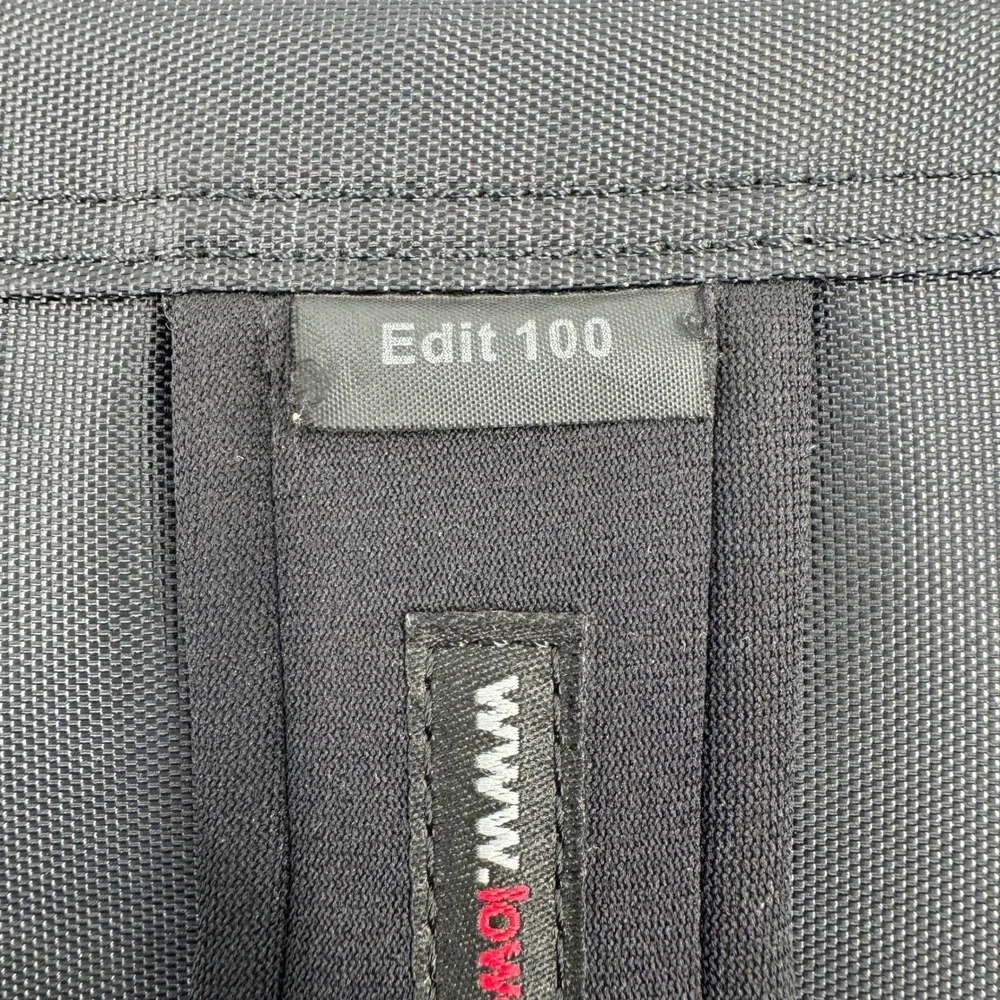 Lowepro Edit 100 Camera Bag Unisex OS Black Padded Shoulder Strap Utility Case